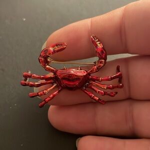 Macys Crab Brooch